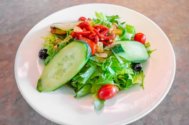 Mixed Greens Salad.