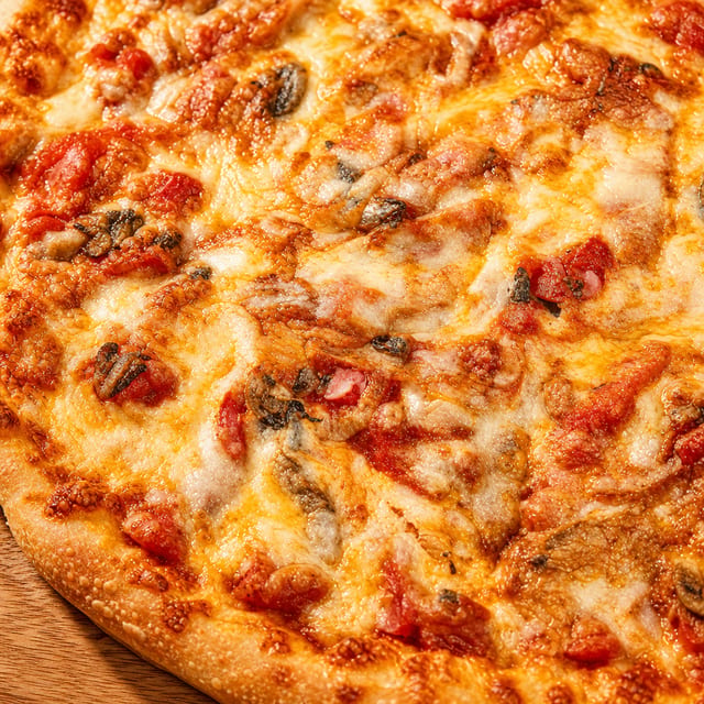 Sautéed Sausage Pizza.