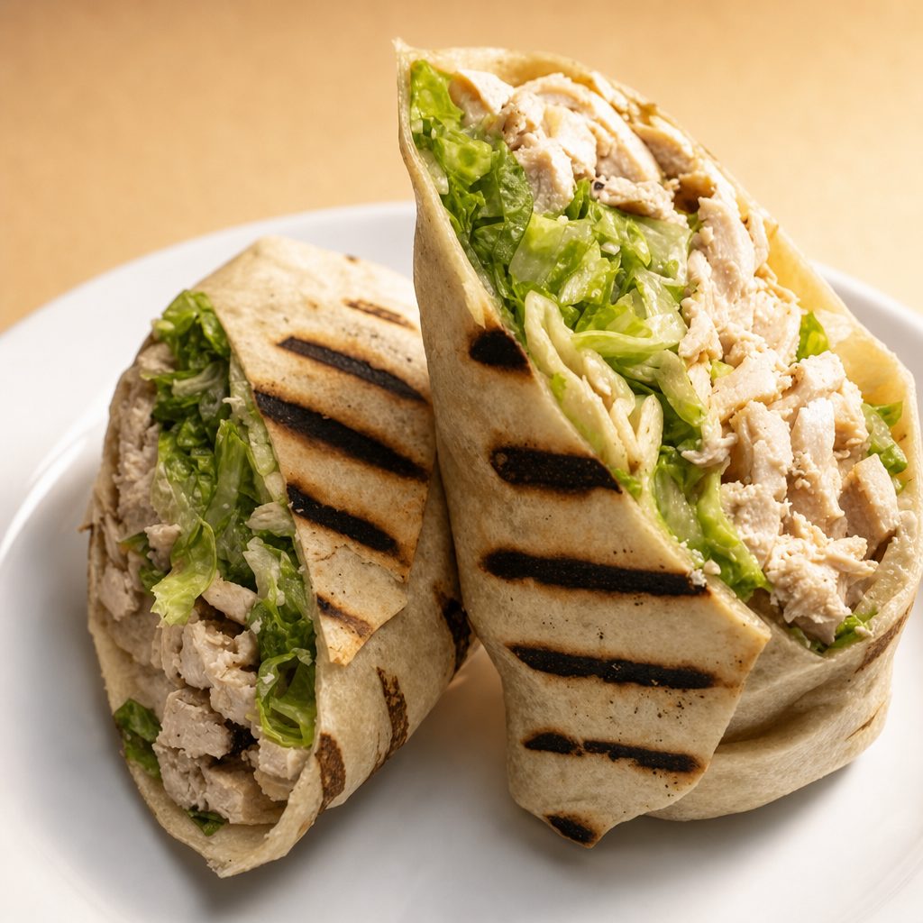 Chicken Caesar Wrap.
