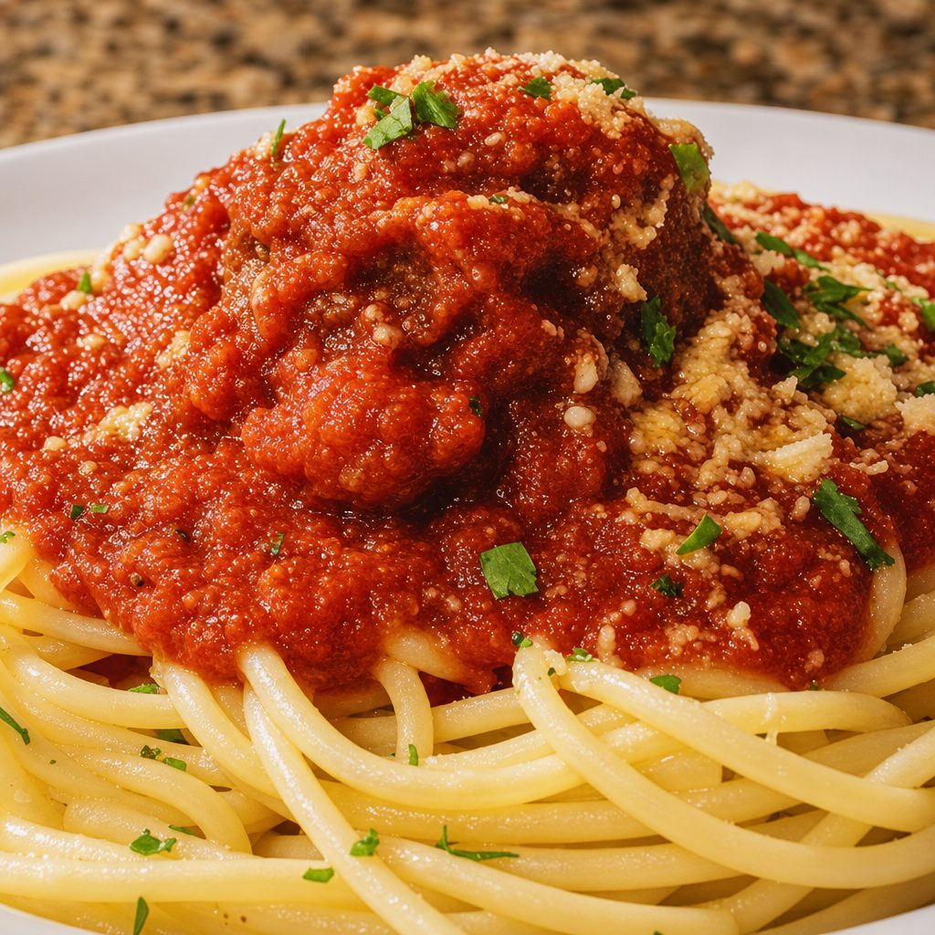 Meatballs Pasta.