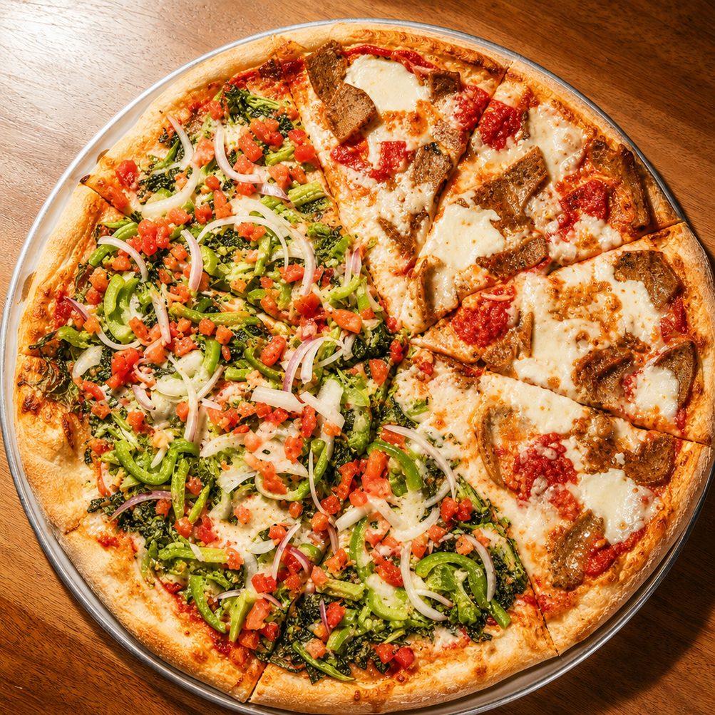 Vegetable Special Pizza.