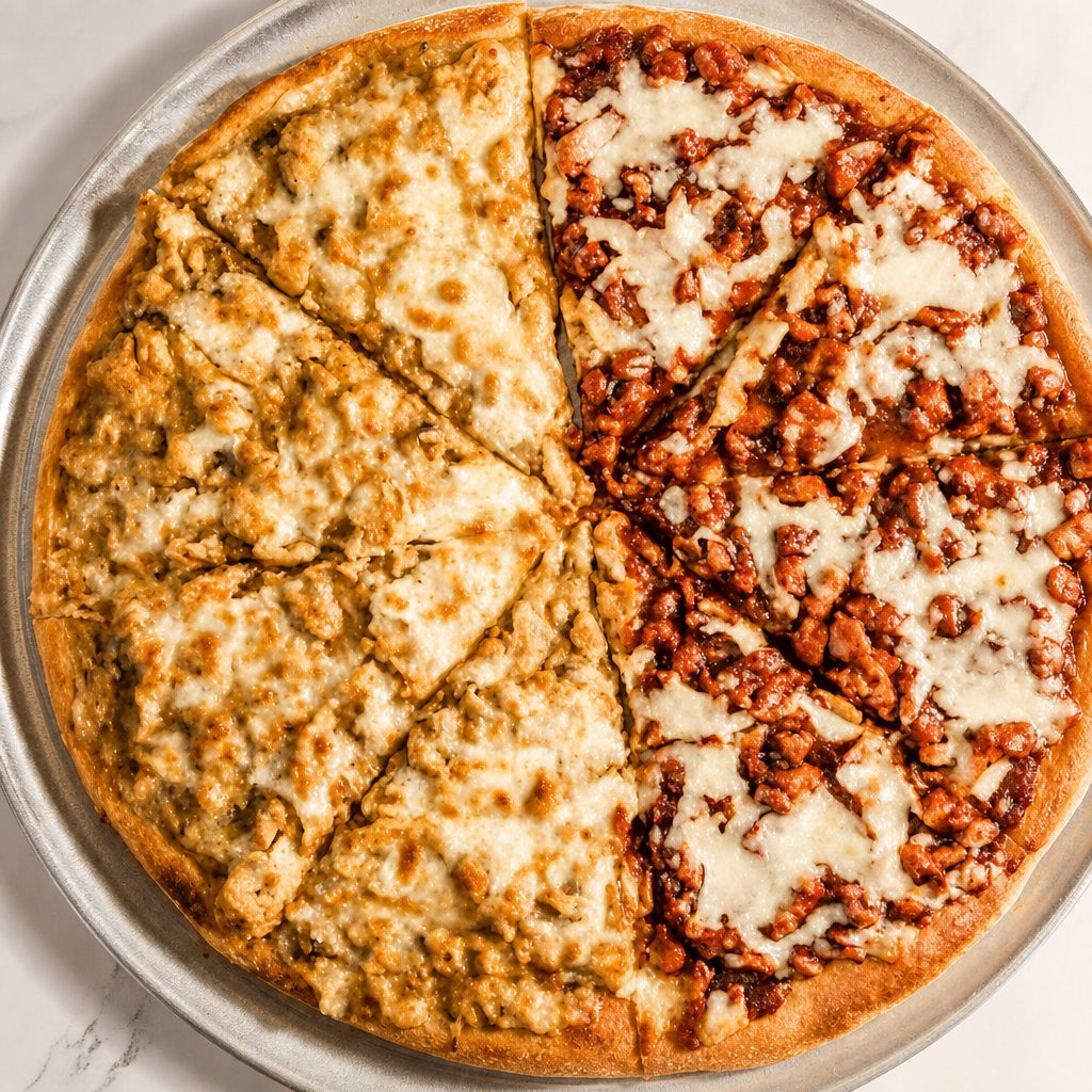 Chicken Marsala Pizza.
