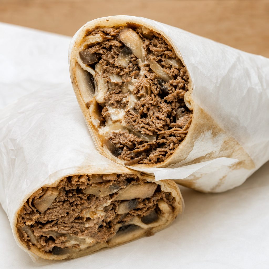 Cheesesteak Wrap.